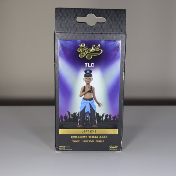 Funko Gold PremiumTLC Left Eye Vinyl Figure 90s Music Figurine - Picture 2 of 8
